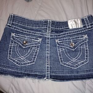 LA Idol Jean skirt